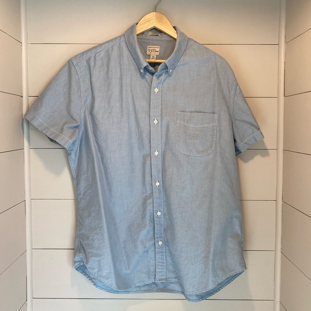 J Crew short sleeve OCBD